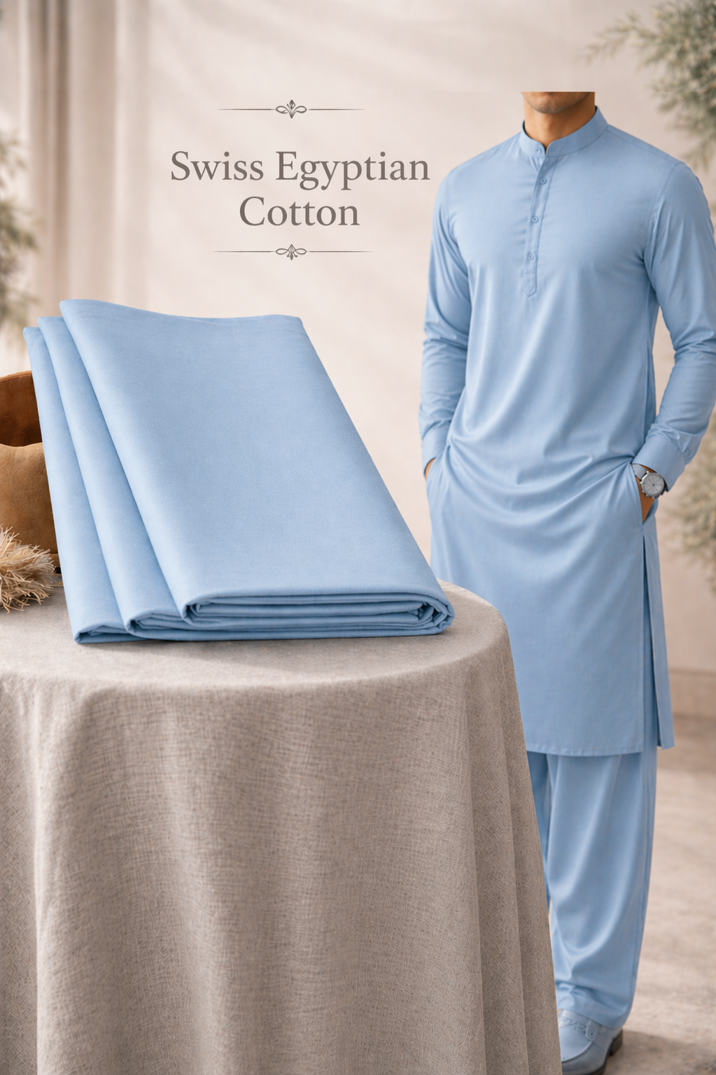 Luxury Swiss Egyptian Cotton by Bin Zaheer
