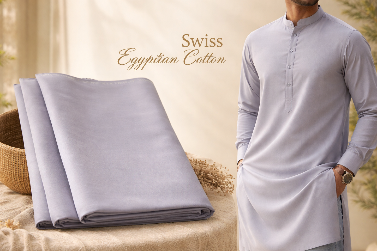 Luxury Swiss Egyptian Cotton by Bin Zaheer