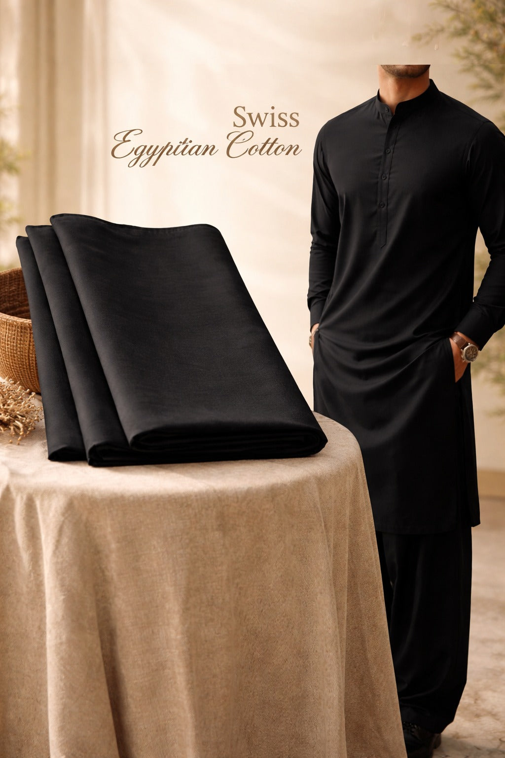 Luxury Swiss Egyptian Cotton by Bin Zaheer