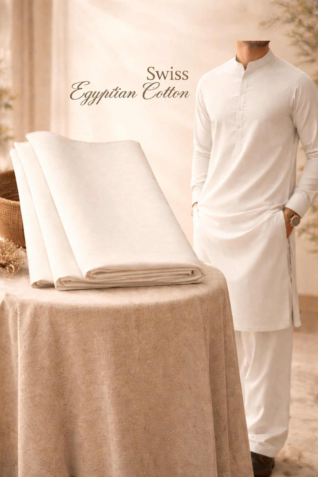 Luxury Swiss Egyptian Cotton by Bin Zaheer