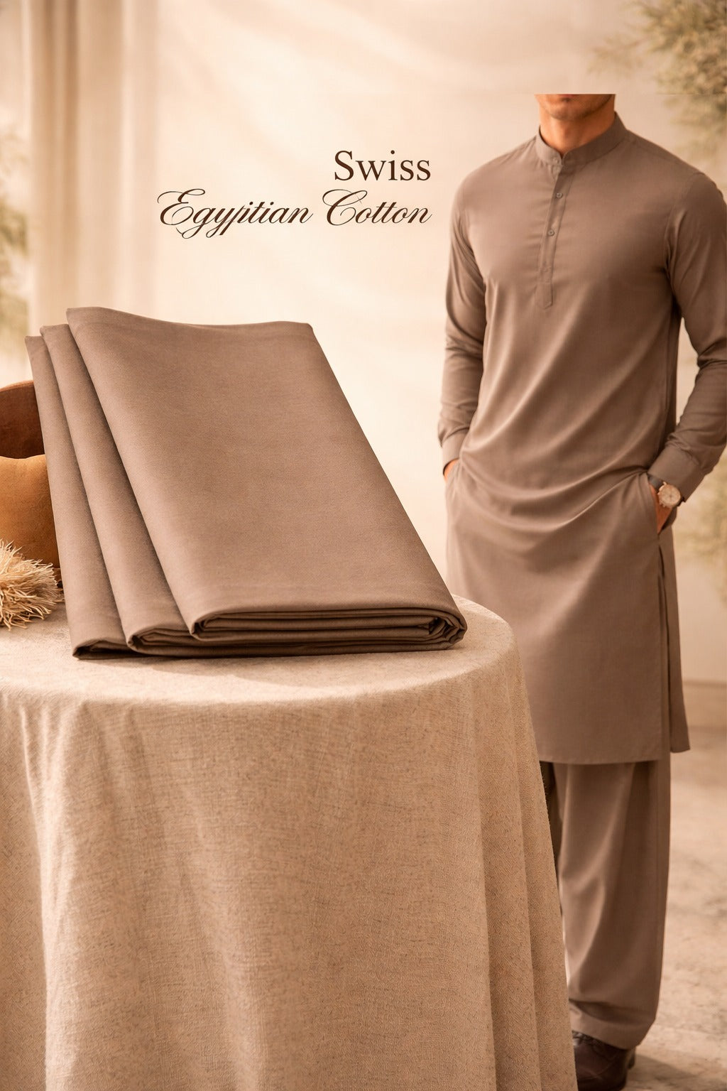 Luxury Swiss Egyptian Cotton by Bin Zaheer